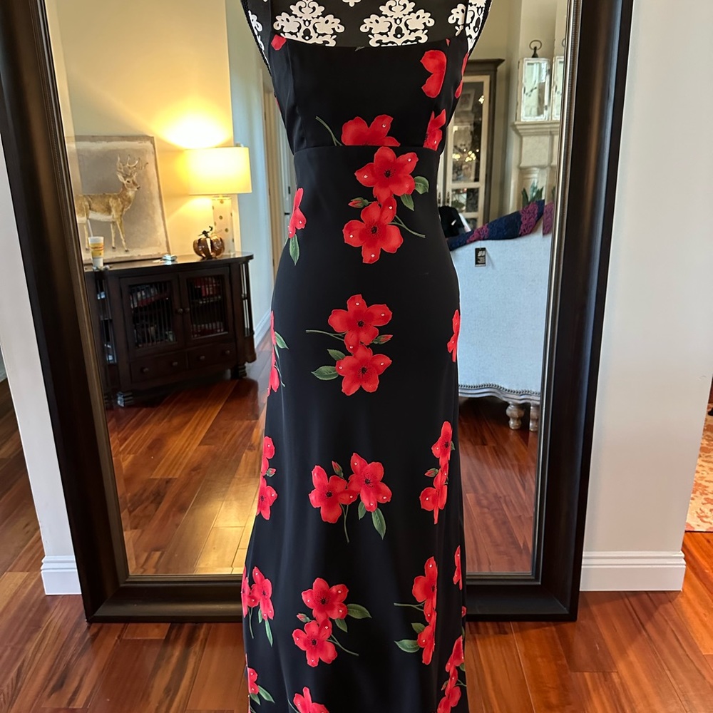 Betsy & Adam Rhinestone embellished dress size 8